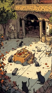 漫画《零号观测者》封面科幻场景